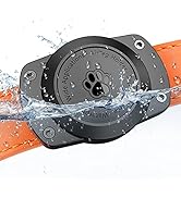 IPX8 Waterproof Airtag Dog Collar Holder, Ultra-Durable Dog &amp; Cat Collars Mount for Apple AirTag,...