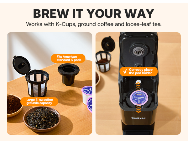 ground and pod coffee machine
