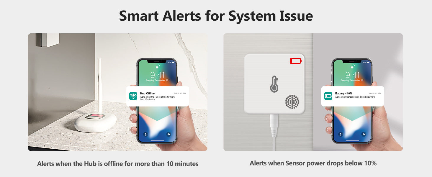 Smart Alerts for Hub offline and Sensor Low Battery