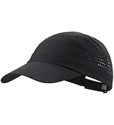Connectyle Men's Breathable Run Hat Quick Dry Reflective Sport Cap Adjustable Lightweight Basebal...