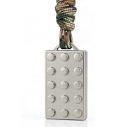 MIXTRYS Metal Fidget Slider for Adults - Haptic Slider Fidget Toy with Paracord Rope, Smooth Push...