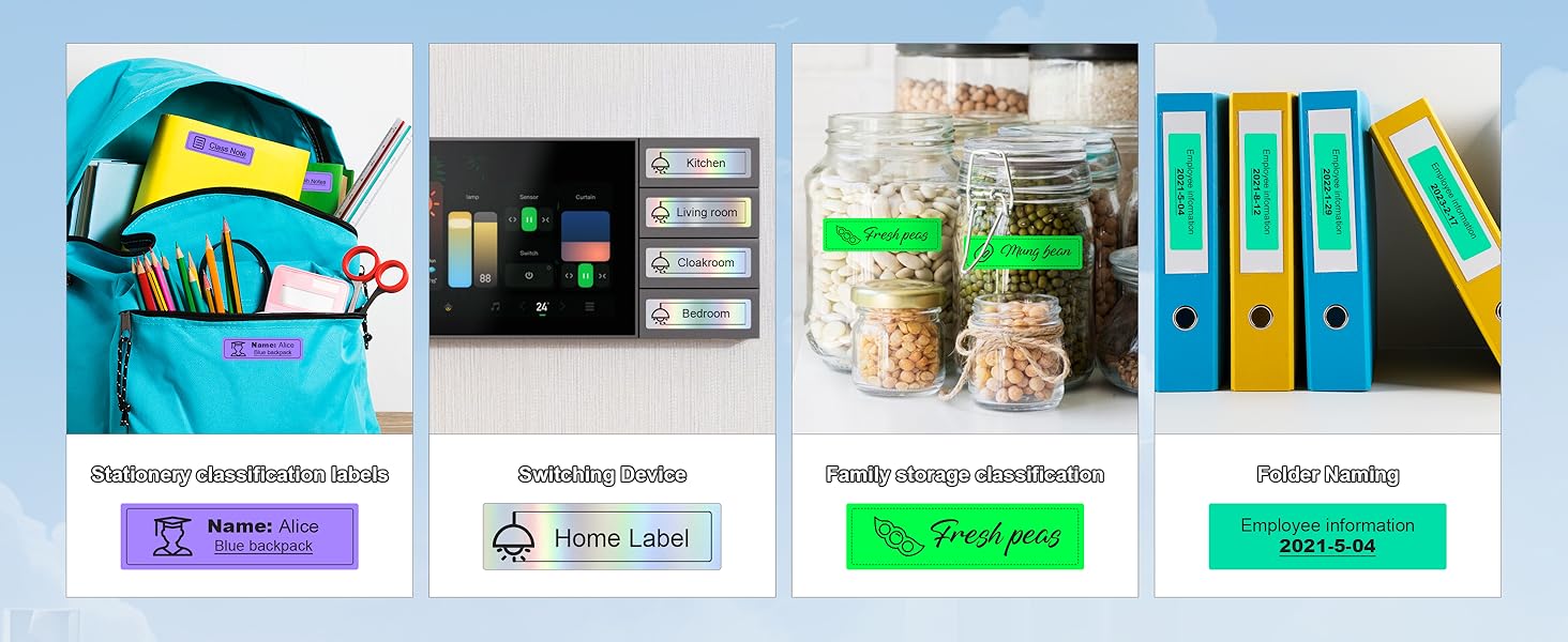 thermal label sticker Thermal self-Adhesive Label label Maker Tape