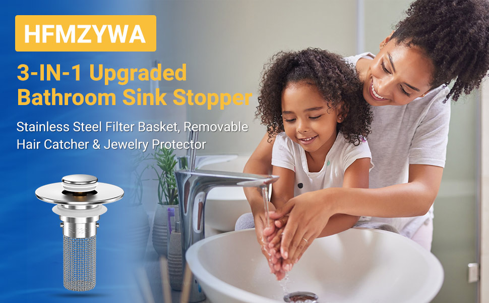 bathroom sink drain strainer