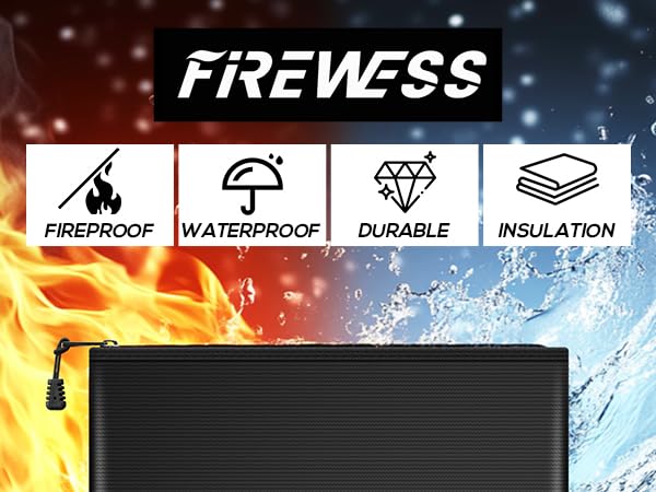 Fireproof Safe Document Bags 