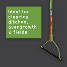 ames, lawn, garden, tool, weeds, grass, clearing, cut, chop, wood, handle, blades, serrated, brace