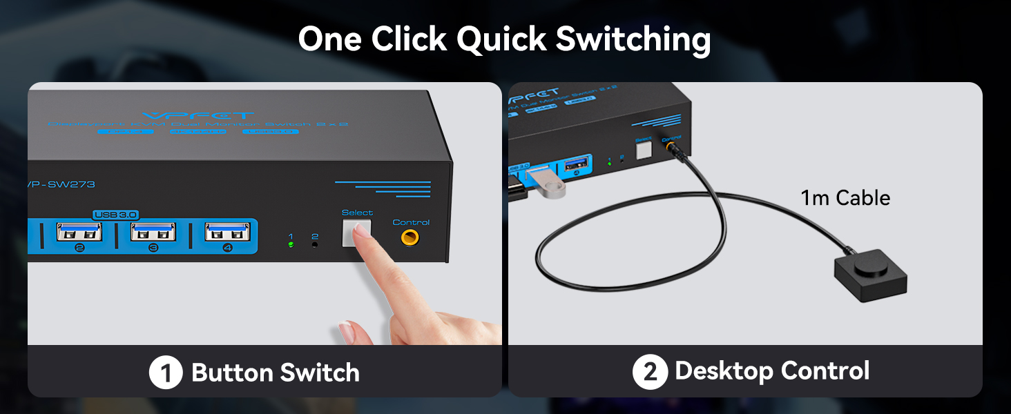 dual monitor kvm switch 2 computers