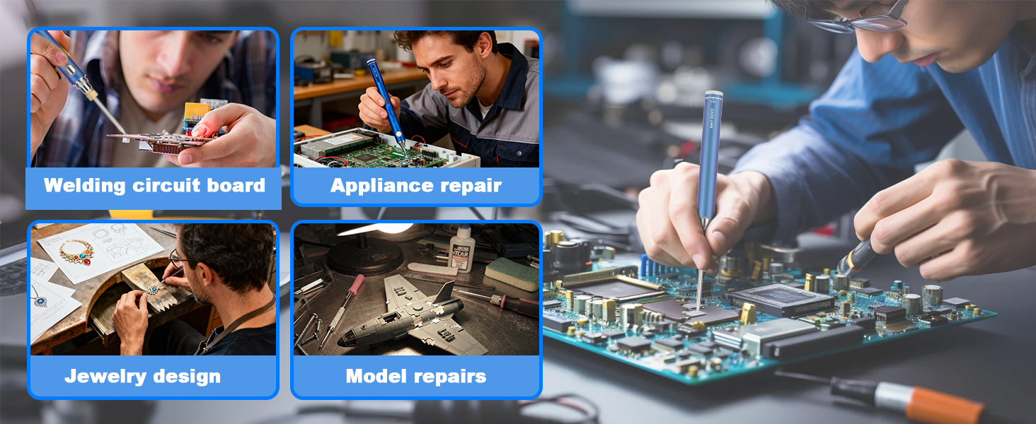 cordless soldering iron kit portable