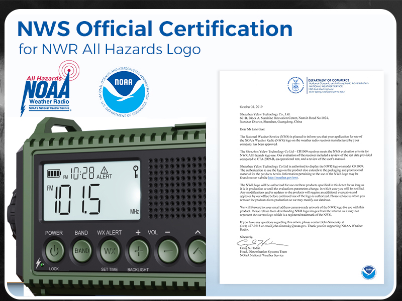 PPLEE AUTOMATIC NOAA ALERT RADIO