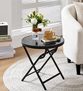 Yaheetech Outdoor Folding Side Table