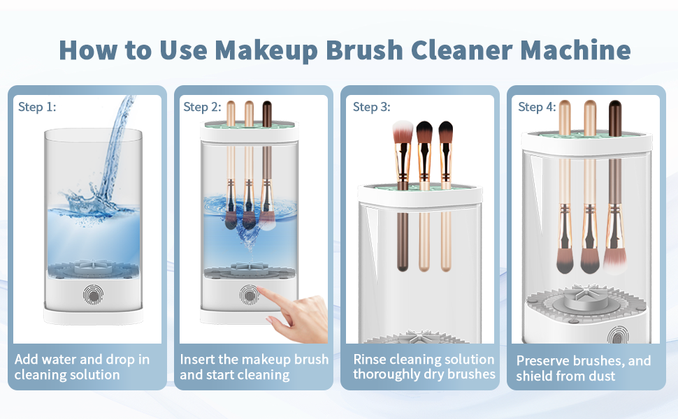 make up brush cleaner