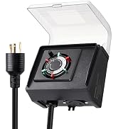 SURAIELEC Mechanical Pool Timer for Above Ground Pools, NEMA L5-20R Twist-Lock Plug-in Pool Timer...