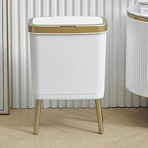 gold trash can