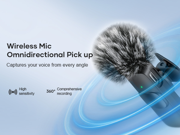clip on microphone wireless w