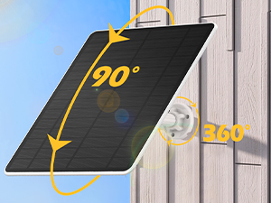 solar panel for outdoor camera