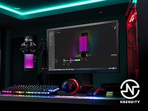 Customizable via HyperX NGENUITY Software