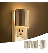 Dawnrise Plug in Night Lights for Wall,Dawn to Dusk Night Light with 3000K/5Lm,Decorative Nightli...