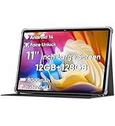 COLORROOM 2026 Android 16 Tablet 11inch, Face Unlock, 18W Fast Charging, 32GB+128GB+1TB Expand, O...