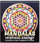 FUNLAVIE Adult Coloring Book - Sacred Geometry Mandala Coloring Books for Adults Relaxation and S...