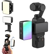 SmallRig RGBWW LED Video Light for DJI Osmo Pocket 3, Video Light with 650mAh Battery, CCT &amp; RGB ...