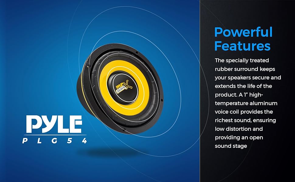 Car Bass Speaker, Car Audio Bass Speaker, Pyle Car Bass Speaker, Mid Bass Speaker, Pyle Bass Speaker