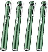WORKPRO LED Pen Light, Aluminum Pen Flashlights, Pocket Flashlight with Clip for Inspection, Emer...