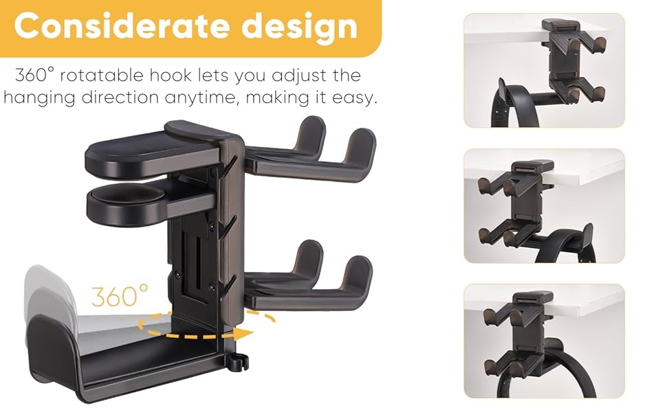headset holder for desk