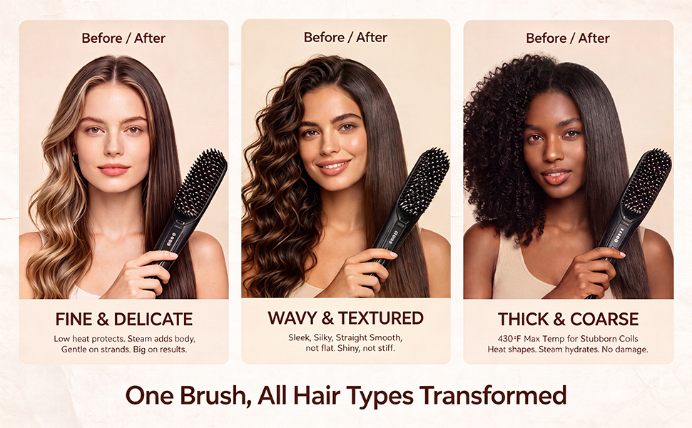 hair straightener comb