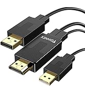 FOINNEX HDMI to DisplayPort (DP) Cable 6ft, Transmits Signal only from HDMI Output to DisplayPort...