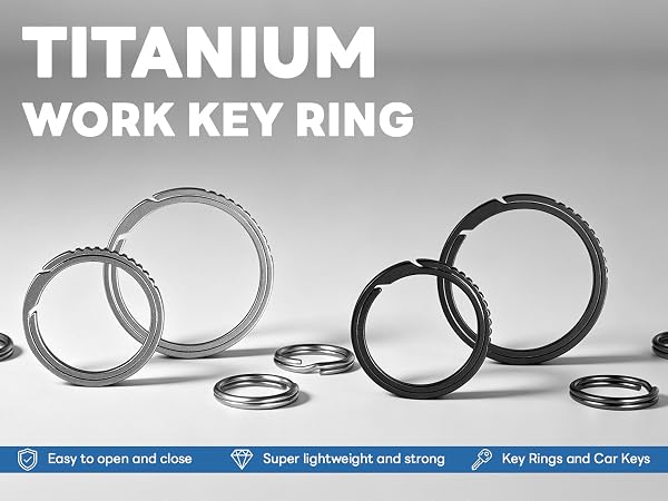Titanium Key Ring