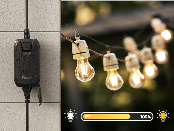 outdoor dimmer plug