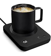 Azyh Mug Warmer, 3-Temp Settings Coffee Mug Warmer with Automatic Shut Off, Mug Warmer for Desk w...