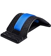 Back Stretcher, Lumbar Back Pain Relief Device, Spine Board, Back Cracker, Multi-Level Back Massa...