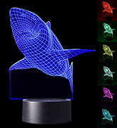 3D Shark Lamp