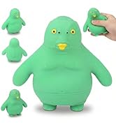 Sand Filled Squishy Toys, Heavy Green Head Fish Figure Stress Toys for Anxiety Relief, 6.3 Inches...