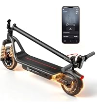 Electric Scooter | 28/19Miles Range | Up to 20MPH | 550W/500W Motor