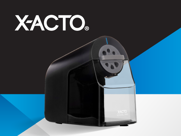 pencil sharpener school pro electric manual colored heavy duty classroom black blue white brand