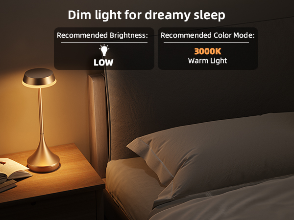 wireless table lamps rechargeable