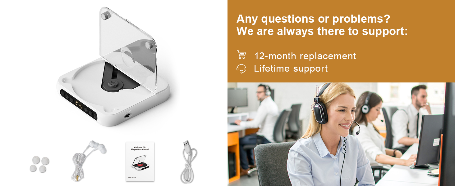 KC918 white cd player