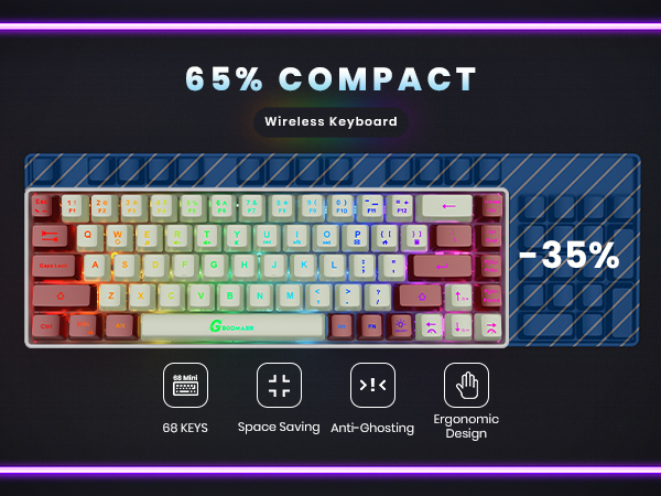 wireless gaming keyboard