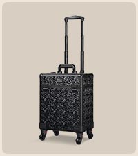 BYOOTIQUE Rolling Makeup Case Cosmetology case on wheels Makeup Artist Nail