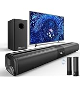 Saiyin Sound Bars for Smart TV with Subwoofer, Soundbar with Optical/ARC/AUX and Bluetooth 5.3 In...