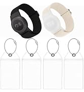 2Pcs Medallion Holders for Princess Cruise with 4 Luggage Tag&amp;4 Steel Loops | Adjustable Nylon Wr...