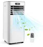 ARLIME Air Conditioner Portable, 8000 BTU Cools up to 230 sq. ft, Portable AC Unit with Fan & Deh...