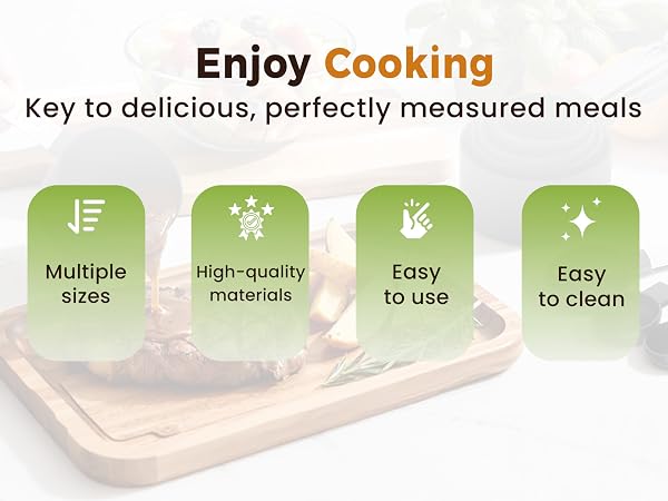 measuring cups and spoons set