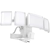 Olafus 180W Motion Sensor Outdoor Light Plug in, 18000LM Motion Flood Light Dusk to Dawn, IP65 Wa...