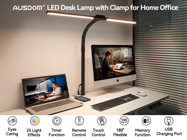 Led Desk Lamp for Office Home