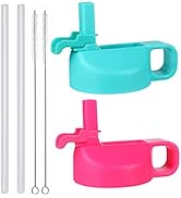 SYACOT Straw Lid fit Hydro Flask Wide Mouth Water Bottle and Most Sports Water Bottles from 12 oz...