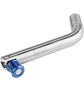 Master Lock Trailer Hitch Pin, Stainless Steel Barrel Head Hitch Pin, Fits Standard 5/8-inch Rece...