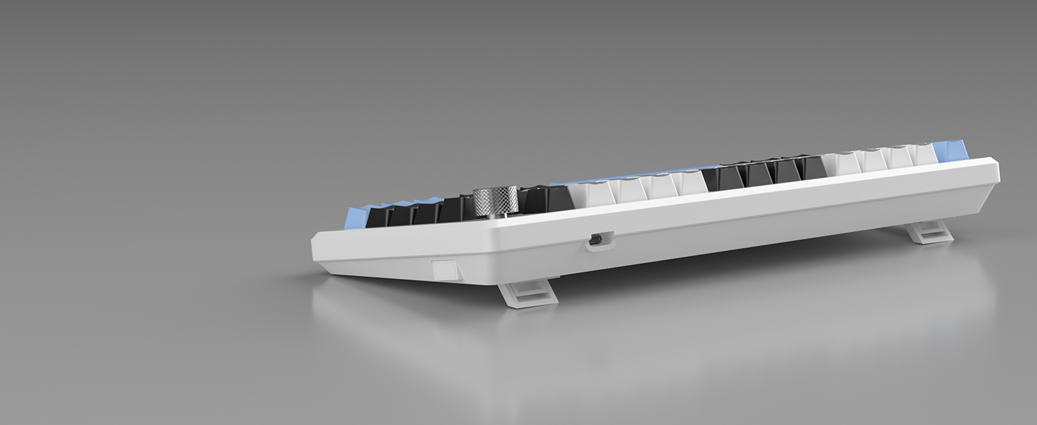 Two-Step Adjustable Keyboard Feet