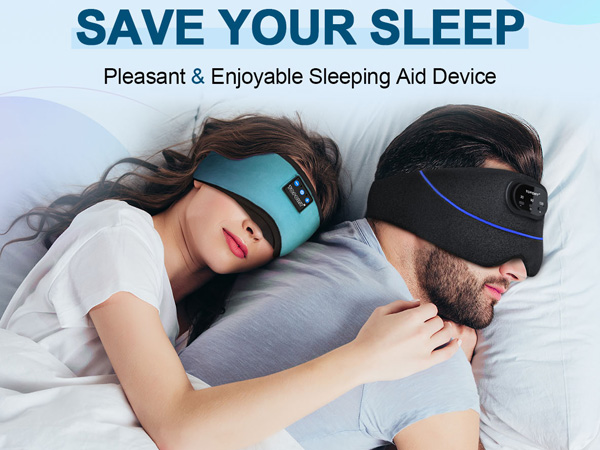 sleep mask with bluetooth headphones